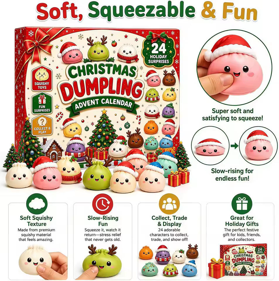 Dumpling Squishy Advent Calendar